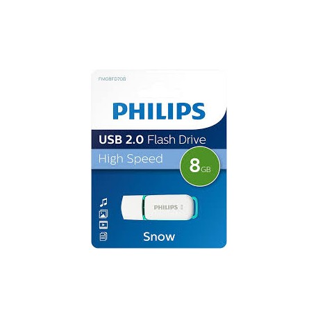 Philips Pendrive USB 2.0 8 GB, Snow Edition