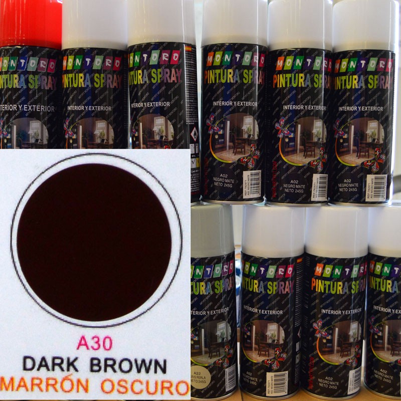 SPRAY 400MLA30 MARRÓN OSCURO