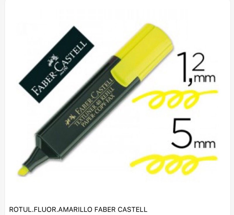 FLUORESCENTES FABER-CA AMARILLO