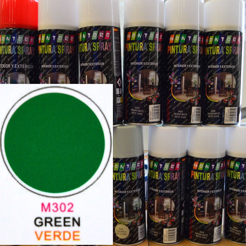 SPRAY 400MLM302 VERDE METALIZADO