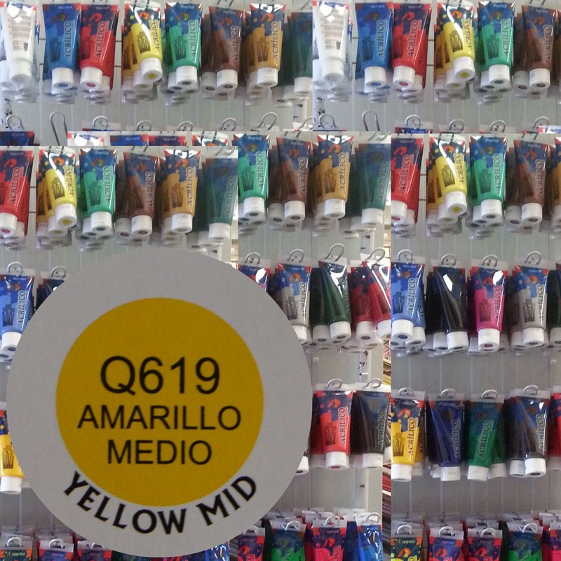 ACRILICO 100ML amarillo medio