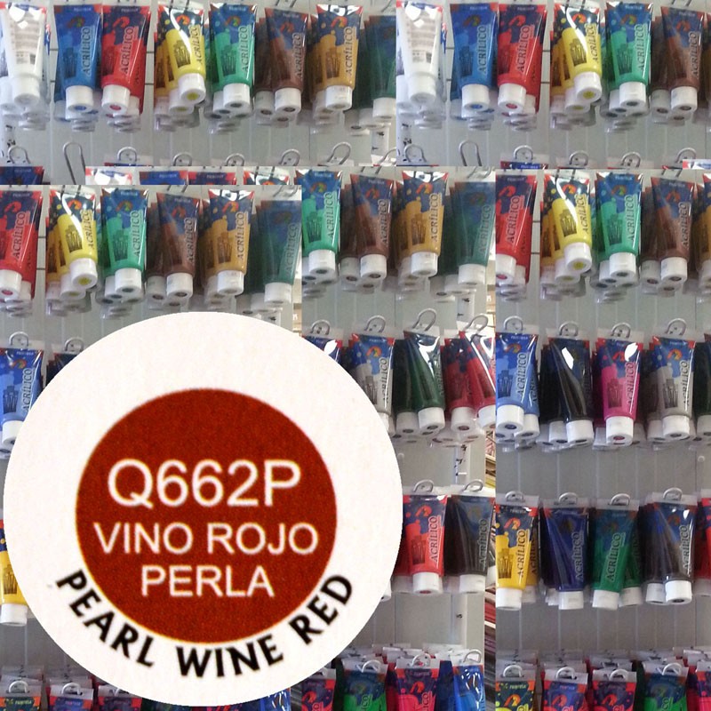 ACRILICO 75ML VINO ROJO P