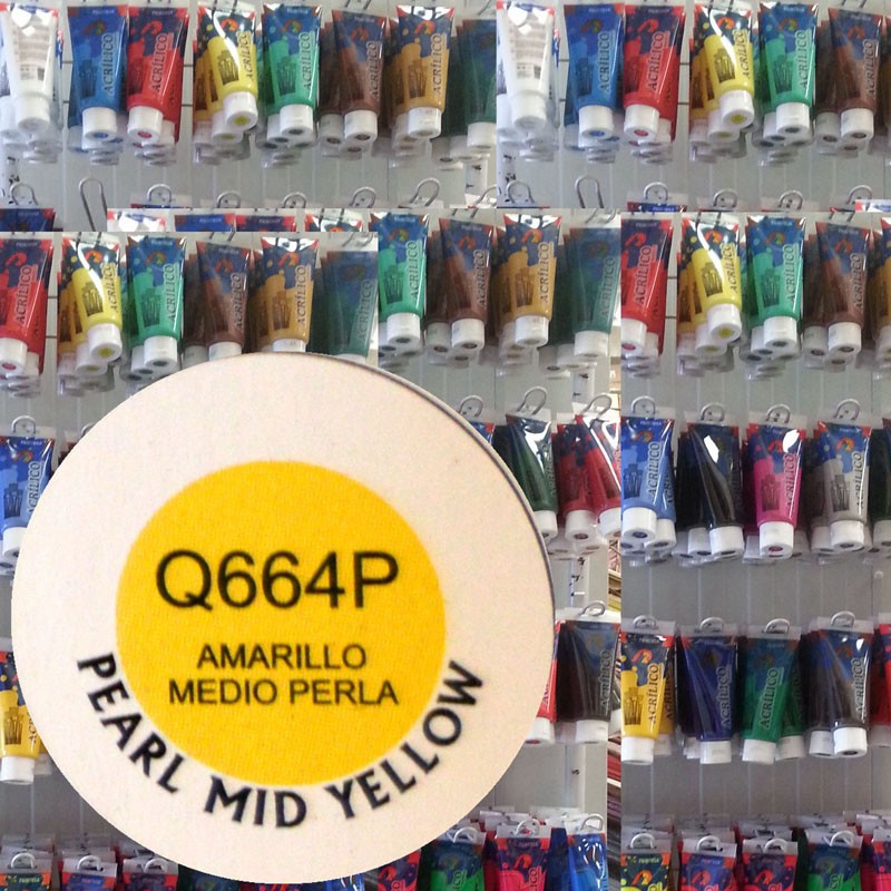 ACRILICO 75ML amarillo medio P