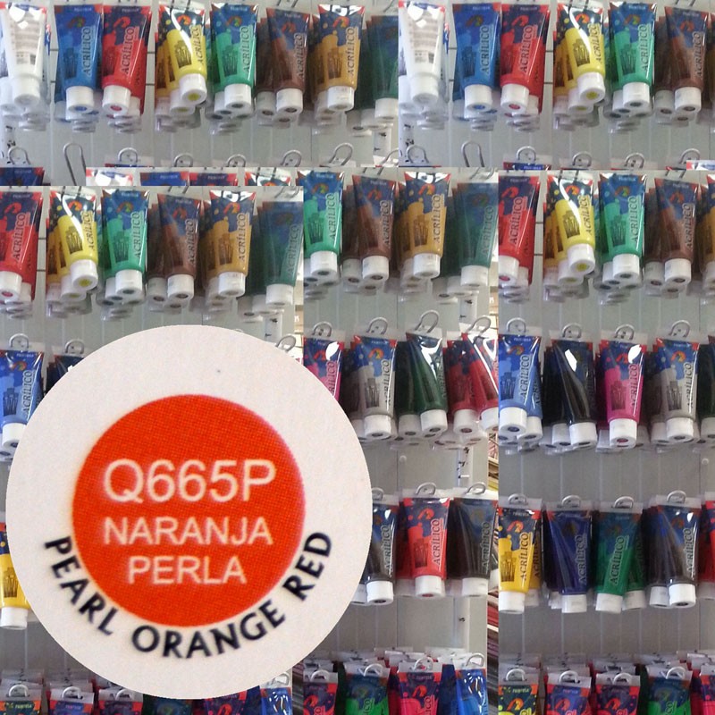 ACRILICO 75ML naranja P