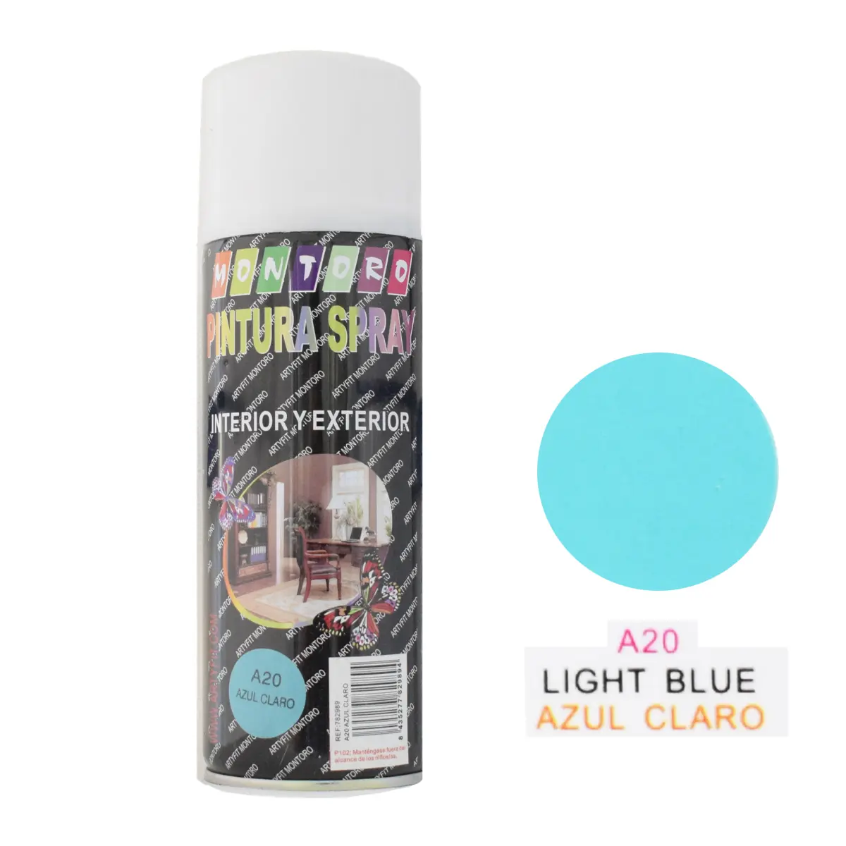 SPRAY 400MLA20 AZUL CLARO