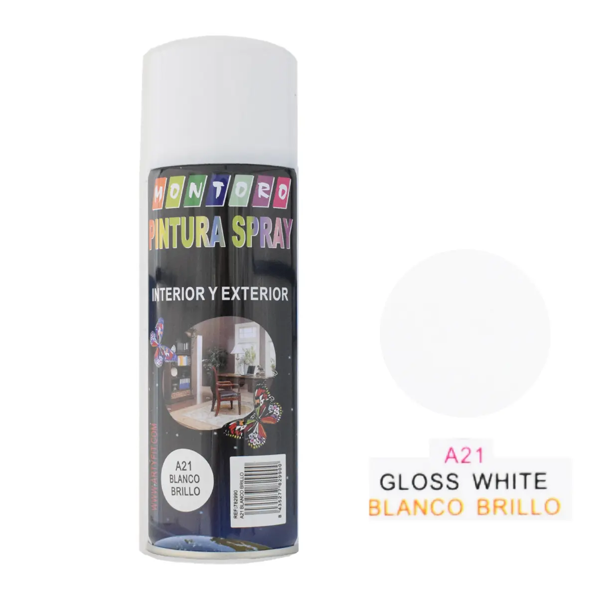 400MLA21 BLANCO BRILLO