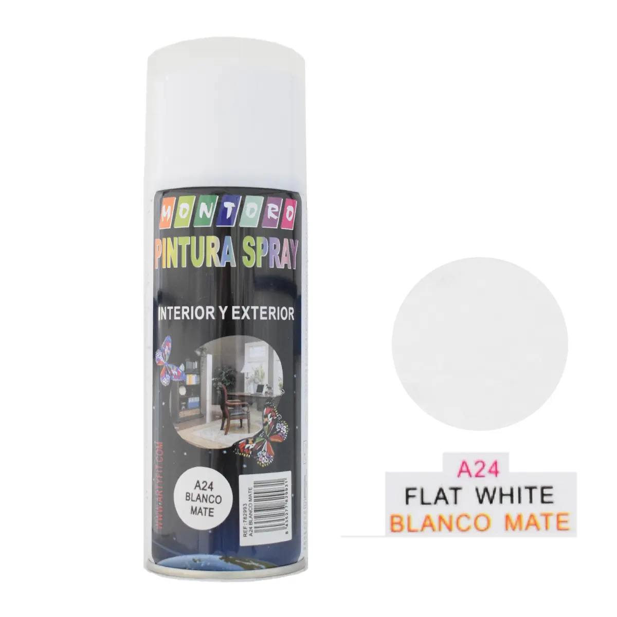 SPRAY 400MLA24 BLANCO MATE