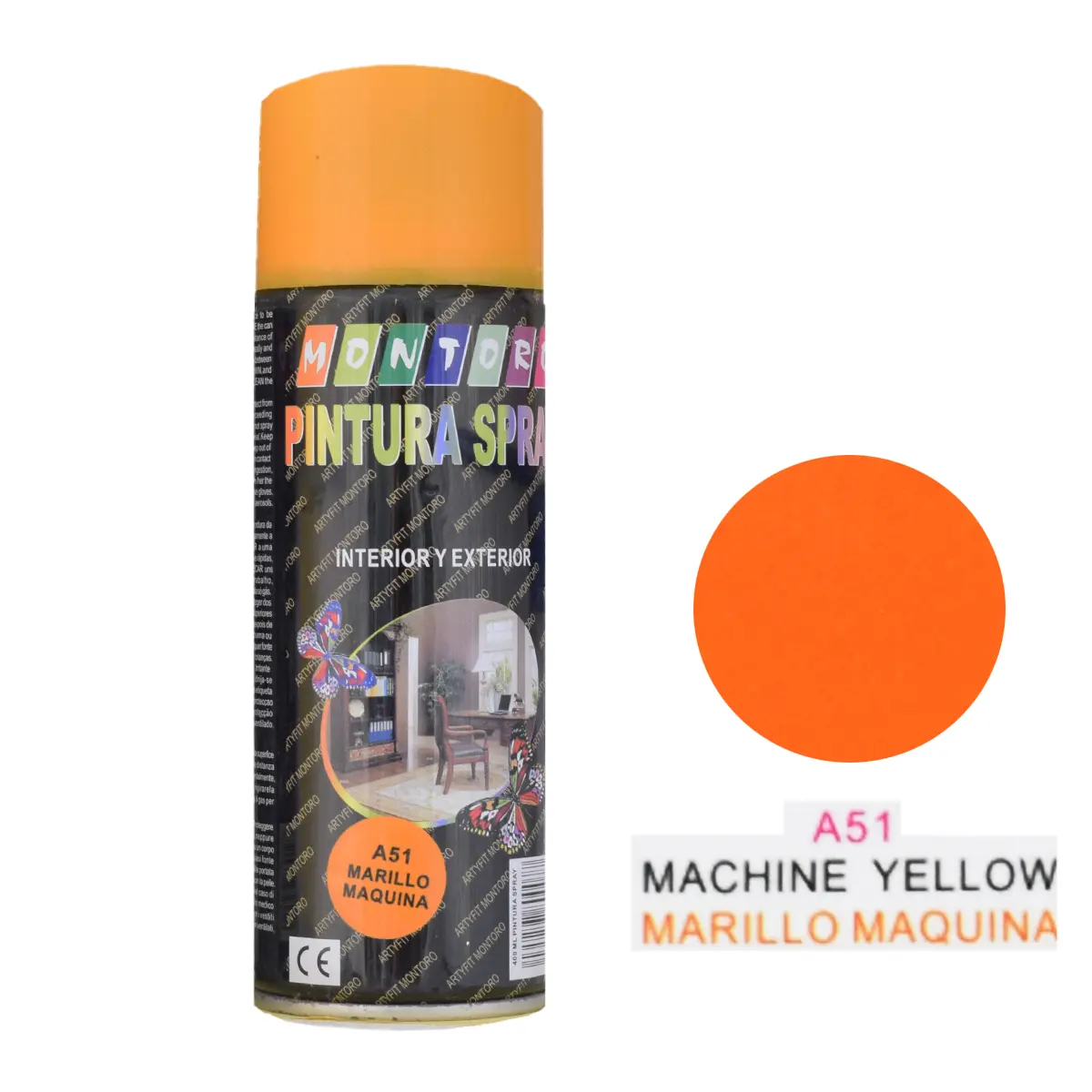 SPRAY 400MLA51 AMARILLA MÁQUINA