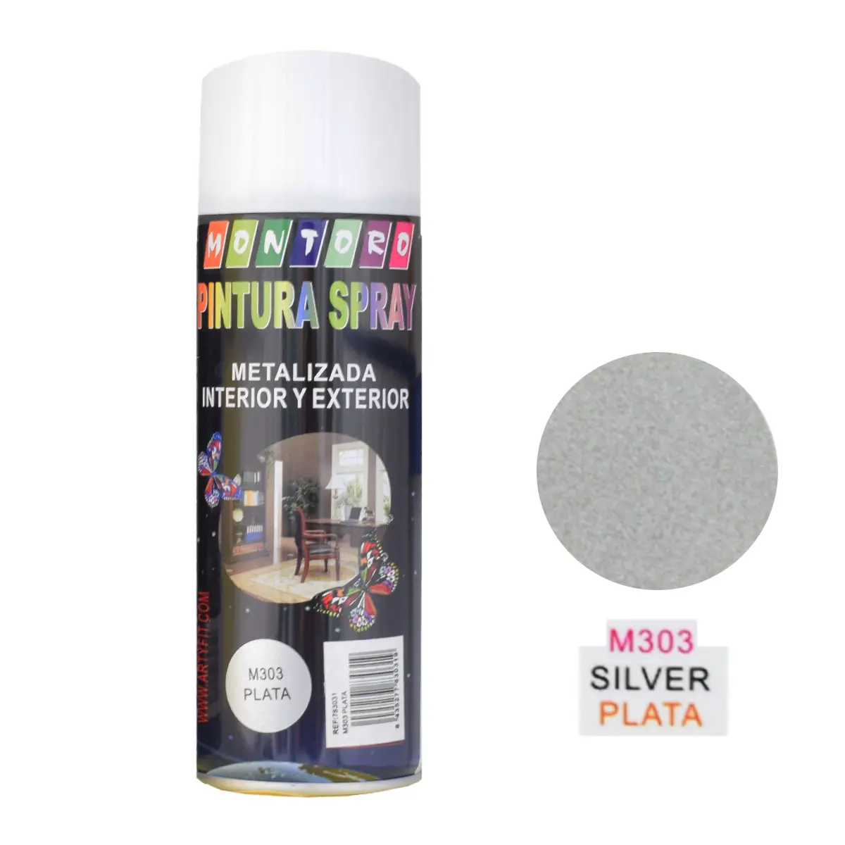 SPRAY 400MLM303 PLATA