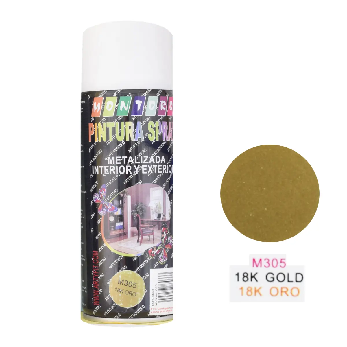SPRAY 400MLM305 ORO 18K