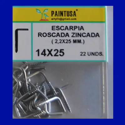ESCARPIA ROSCADA 14X25