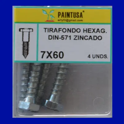 TIRAFONDOHEXAG.DIN-571 7X60
