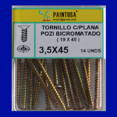 TORNILLOS POZI 3.5X45