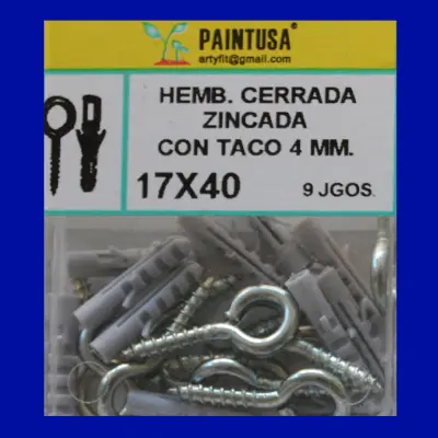 HEMB.CERRADA C/TACO 17X40
