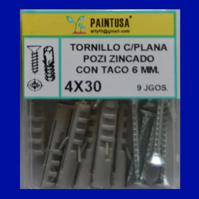 TORN.POZI C/TACO 4X30
