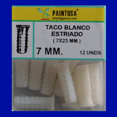 TACO BLANCO 7MM