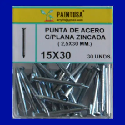 PUNTA ACERO 15X30