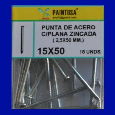PUNTA ACERO 15X50