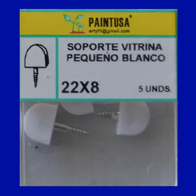 SOPORTE BLANCO 22X8