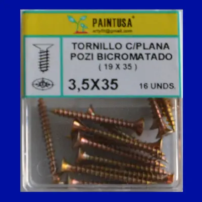 TORNILLOS POZI 3.5X35