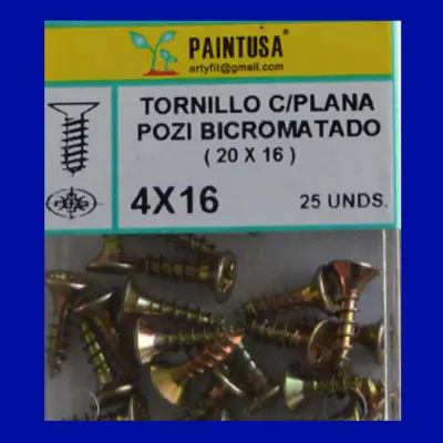 TORNILLLOS POZI 4X16