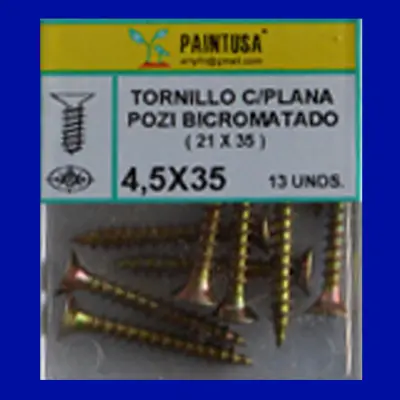 TORNILLOS POZI 4X35