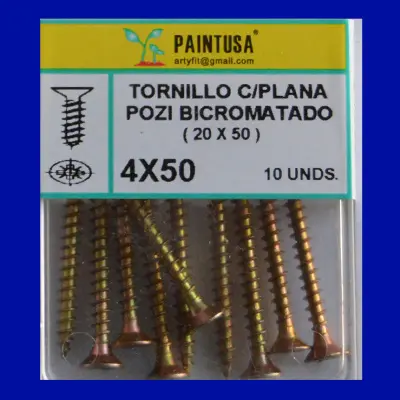 TORNILLOS POZI 4X50