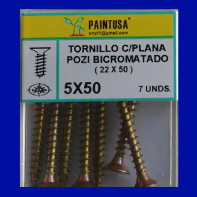 TORNILLOS POZI 5X50