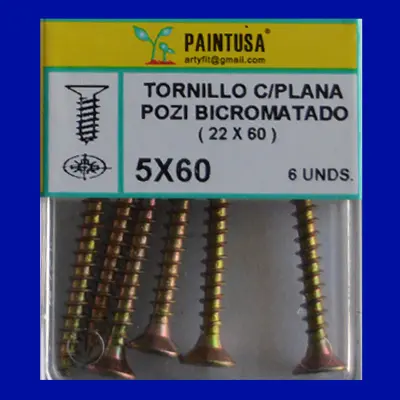 TORNILLOS POZI 5X60