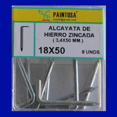 ALCATATA HIERRO ZINCADA 18X50